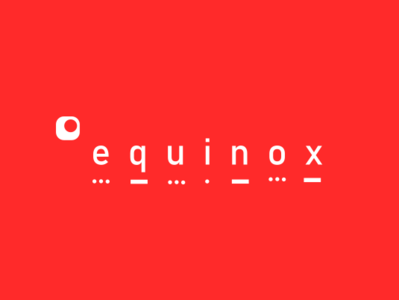 Equinox design equality flat icon illustration logo red sun type typography vector