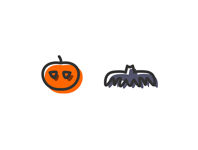 Halloween design flat icon illustration logo vector