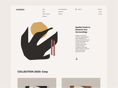 NORDEN black branding design homepage landing page layout minimal minimalist minimalist design nordic promo ui uidaily uiux ux website