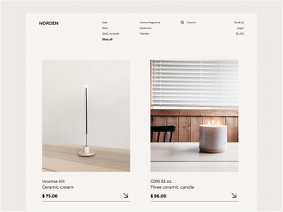 NORDEN branding clean ui design homepage landing page layouts minimal minimalist promo ui ui design uiux ux website
