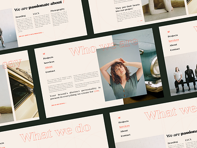 AZ Studio branding daily 100 design homepage illustration minimal typography ui ux website