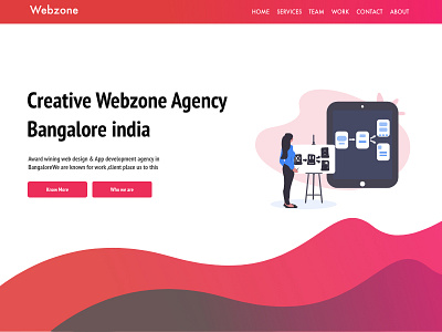 Webzone Agency adobexd animation bangalore beginner branding color css design dribble front end html5 illustration nepal nepali sketch ui ux vector web webdesigner