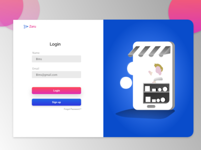 Login ,Sign Up Page