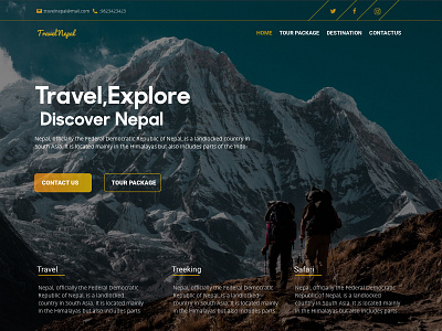 Travel Nepal animation app branding debut design dribble flat icon illistations illustration ios logo minimal mobile nepali typography ui ux vector website