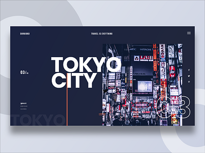 Tokyo City 2019 branding city city branding clean clean creative cover design flat grid layout minimal tokyo travel typography ui uidesign ux web website concept