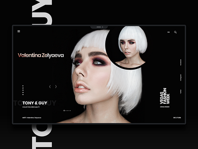 Vegas Fashion Week 2019 3d app concept black white branding design fashion flat gradient color illustration minimal model modern type typography ui uidesign ux website concept