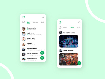 WhatssApp UI Redesign