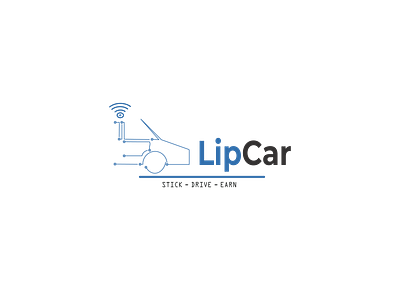 Lipcar 01 app blue brand branding design flat icon icons identity illustration ios logo mobile sketch typography ui ux vector web website