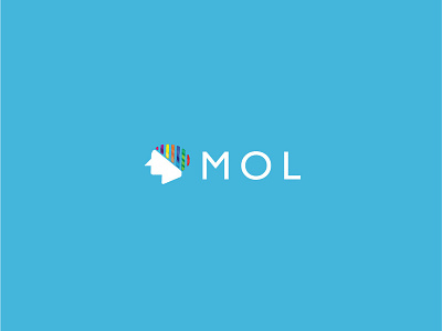 blue mol app blue brand branding design flat icon icons illustrator ios logo mobile sketch type typography ui ux vector web website