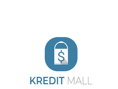 kredit mall app blue brand branding design flat icon icons illustrator ios lettering logo mobile sketch typography ui ux vector web website