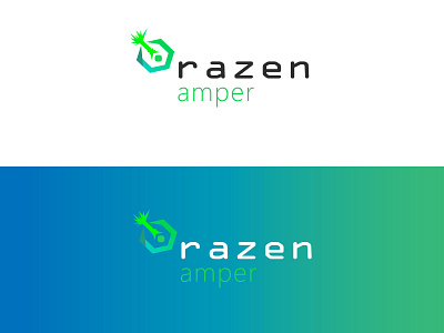 Razen Ampere 01 app blue brand branding design flat icon icons illustration ios logo mobile typography ui ux vector web website