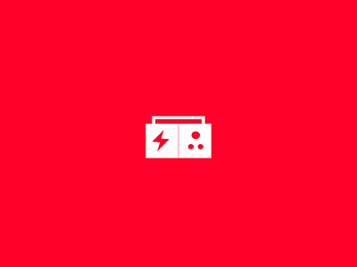 Logo 01 app brand branding design flat icon illustrator ios logo mobile radio radio app radio buttons red sketch typography ui ux vector web