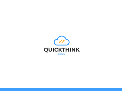 cloudthink app blue brand cloud cloud app design flat icon logo ui ux web website