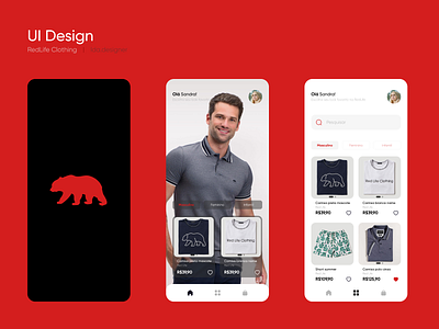 UI Design RedLife Clothing