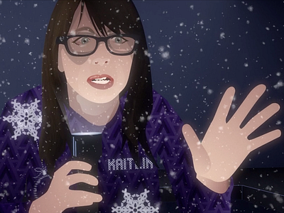 Office Snow Day Still after effects animation christmas holidays illustration snow