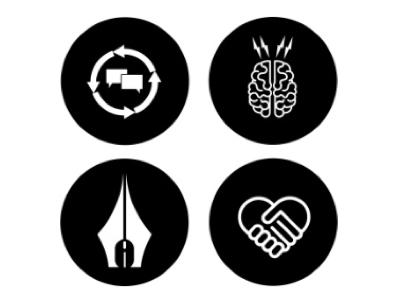 The Process discovery graphic art graphic design icons logo logo design simplistic symbolism symbols the process vector art