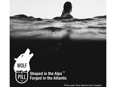 Wol&Pill adobe illustrator adobe photoshop brand do what you love forest graphic design logo mountain outdoor passion surf wolf pill wolf and pill