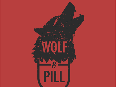 Wolf&Pill adobe illustrator apparel brand brand message branding build your brand designer graphic design logo logo design vector wolf wolfpill