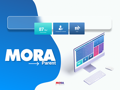 Mora Parent Portal Dashboard design 3d animation branding cartoon comic design graphic design graphic design illustration logo minimalistic motion graphics ui vector