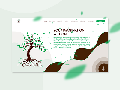 Wood Gallery Landing page