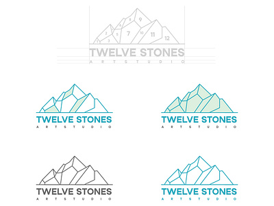 Twelve Stones Logo Design adobe illustrator branding creative dribbble best shot grapicdesign illustration logo logodesign sahillalani slstudioss