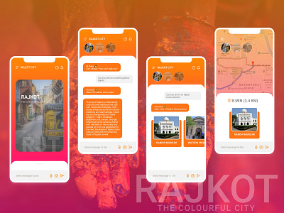 Adobe XD Playoff Prototype. Influenced Rajkot City