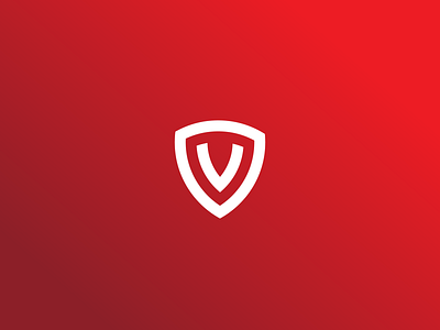 V + Shield Logo