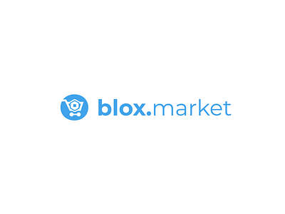 Blox Market Logo branding design illustration logo minimal vector