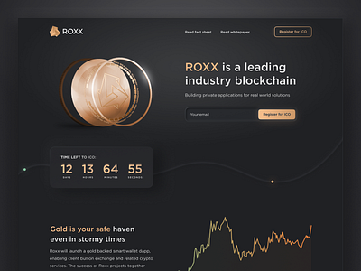 ROXX — Cryptocurrency Landing Page