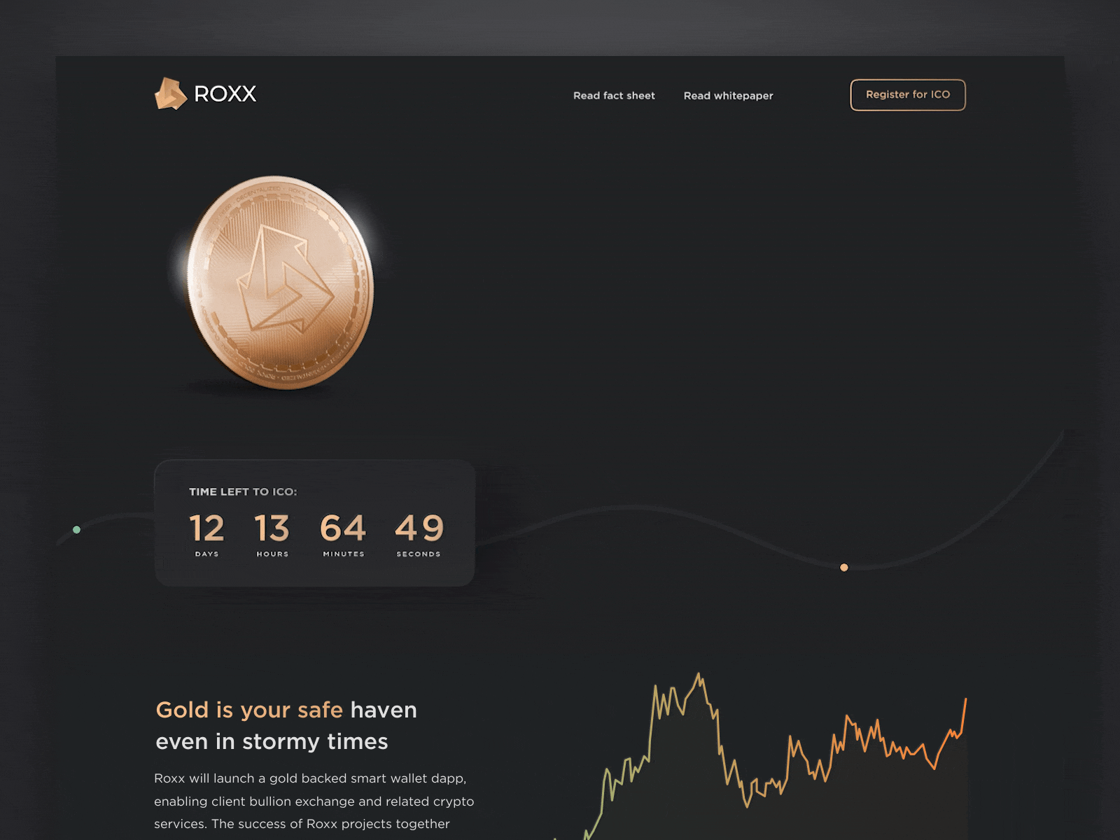 ROXX — Cryptocurrency Landing Page