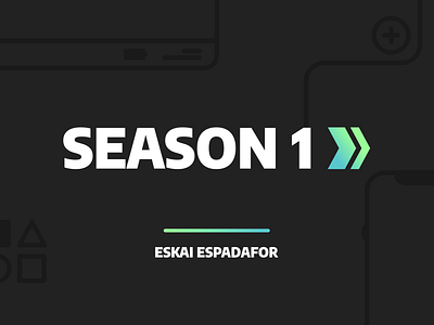 Closing season 1 design graphic vector