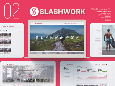Slashwork.co branding ui ux web