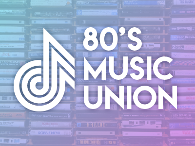 Logo design for 80's Music Radio design logo vector