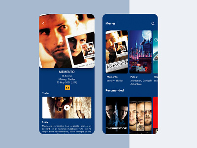 Movies app app app design appdesign design graphicdesign movies ui ux