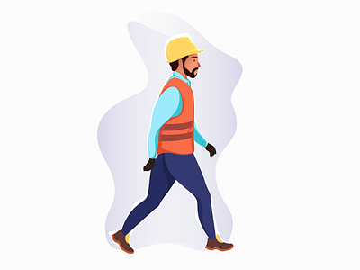 Workers Life's flat illustration vector work worker