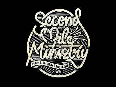 Second Mile Ministry art artwork design lettering t shirt typography