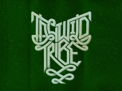 The Wild Tribe art artwork design lettering t shirt typography