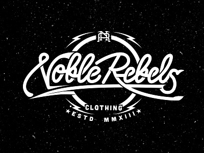 Noble Rebels art artwork design lettering logo t shirt typography