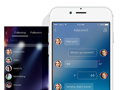 iOS App Chat Screen