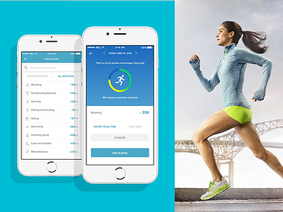 FitDay App app calorie fitness food graphic design ios ui ux