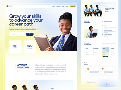 Nobelhouse College landing page redesign