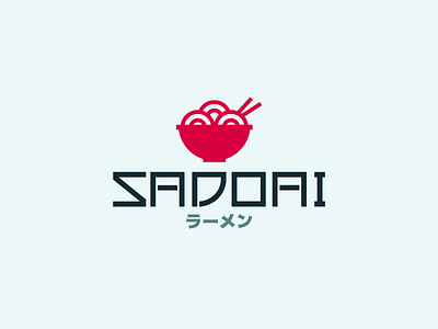 Sadoai Ramen food japan logo ramen restaurant
