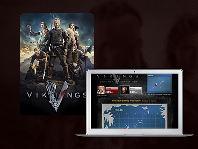 Vikings Battleship Game & App branding design ui uiux web webdesign website