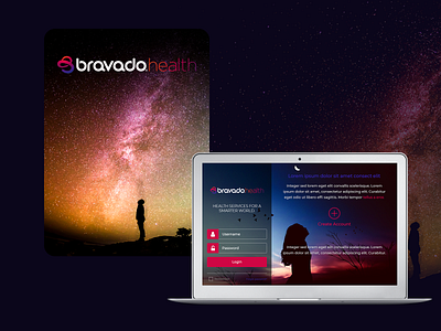 Bravado Health UI UX app branding design ui uiux ux