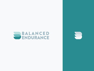 Balanced Endurance balance brand branding exercise identity lettering logo logo design logotype run typography ui vector