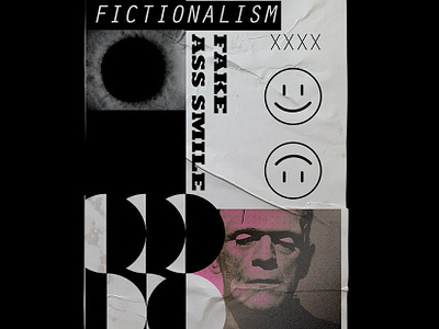 D'Postera 01 - Fictionalism layout poster poster art poster design typography typography design