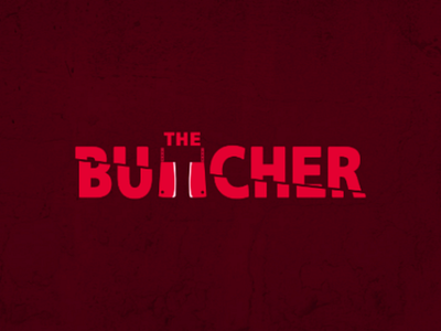 The Butcher graphics art typography
