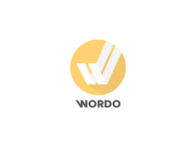 Wordo text logo w