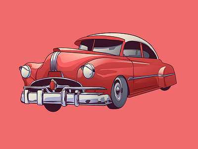 El Taino america american car classic classic car illustration pontiac