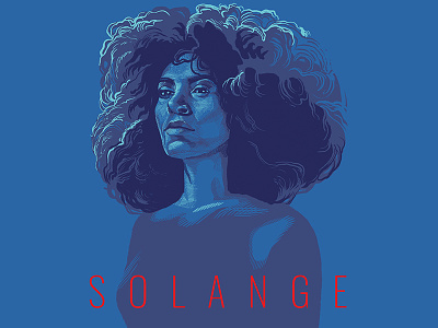 Solange illustration minimalist music musician people portrait portraits portraiture solange solange knowles